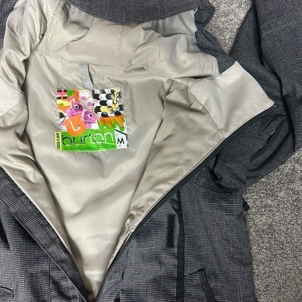WOMENS Burton winter/ski/snowboard Dri Ride water and rain resistant coat M - Picture 8 of 13